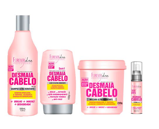 Forever Liss Desmaia Cabelo Kit (4 Produtos) - Mulher Rainha Beleza e  Cosméticos | Distribuidora de cosméticos de beleza em geral .