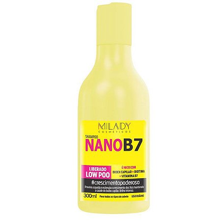Shampoo Nano B7 Milady Cosméticos