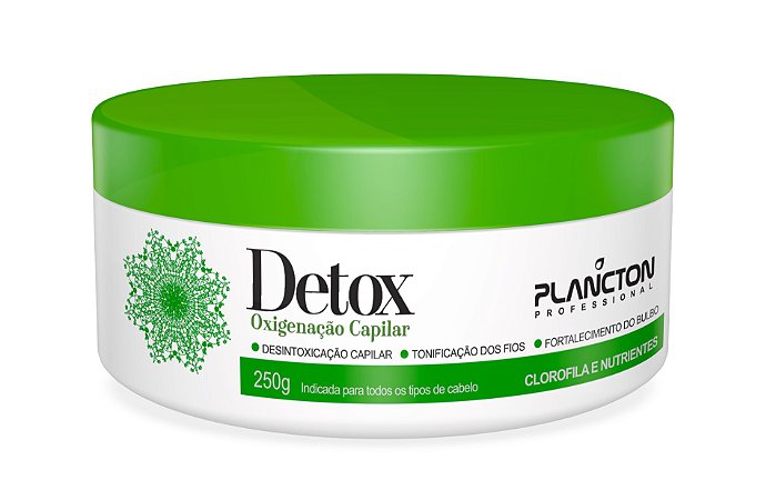 Detox Plancton Máscara Oxigenação Capilar 250g