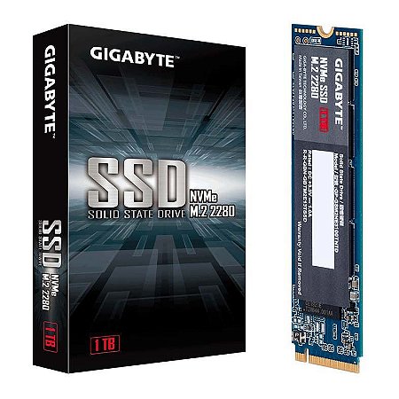 SSD GIGABYTE 1TB M.2 2280 PCIE 3.0 X4 NVME - GP-GSM2NE3100TNTD