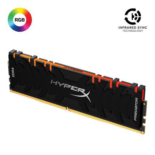 MEMÓRIA HYPERX PREDATOR RGB DE 32GB DIMM DDR4 3200MHZ 1,2V PARA DESKTOP - HX432C16PB3A/32