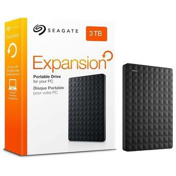 HD EXTERNO SEAGATE EXPANSION 3TB USB 3.0 - PORTÁTIL