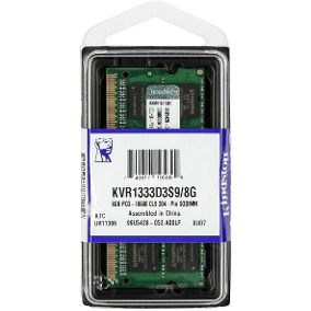 MEMÓRIA 8GB DDR3l 1333MHZ KINGSTON - NOTEBOOK