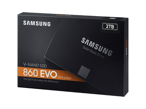 SSD 2TB SAMSUNG 860 EVO V-NAND 2,5 "SATA III 6Gb - MZ-76E2T0B/AM