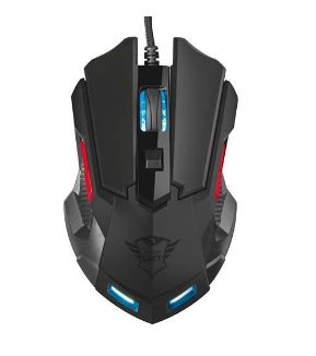 MOUSE GAMER TRUST ORNA GXT148 3200DPI 6 CORES 8 BOTOES - T21197