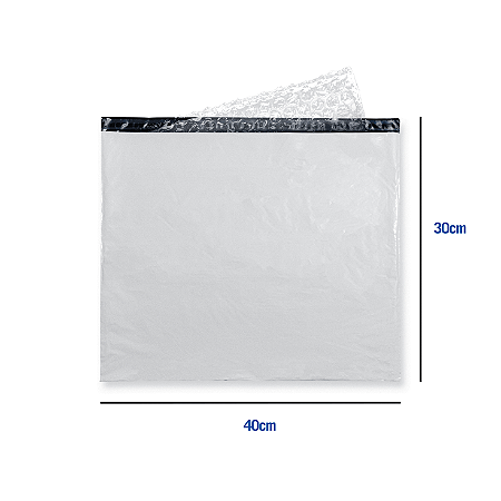 Envelope de Segurança Revestido com Plástico Bolha - 40x30