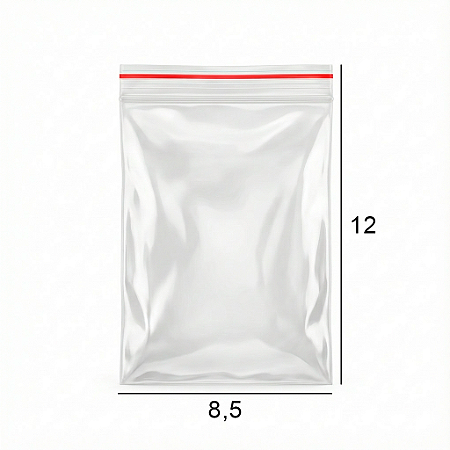 Saco Zip Lock 12 x 8,5 - N4