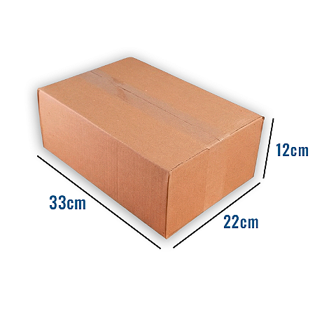Caixa de Papelão N3 - 33 x 22 x 12