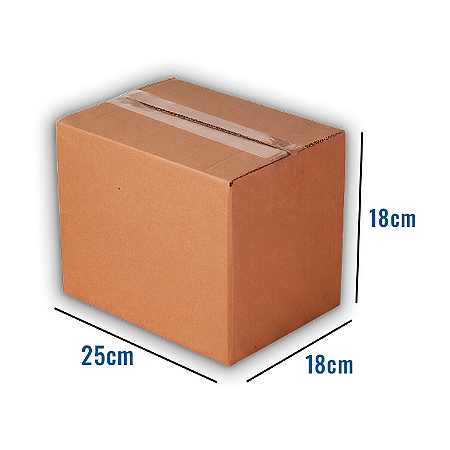 Caixa de Papelão N35 - 25 x 18 x 20