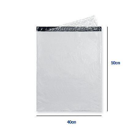 Envelope de Segurança Revestido com Plástico Bolha - 40x50