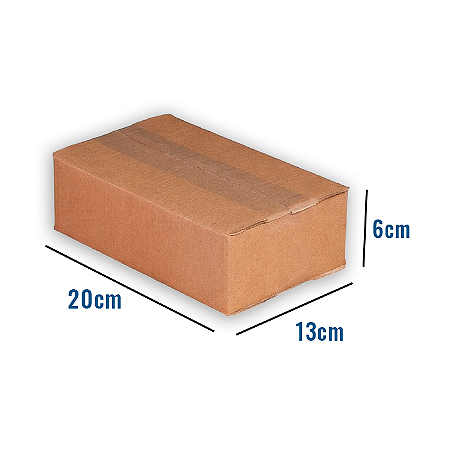 Caixa de Papelão N13 - 20 x 13 x 6