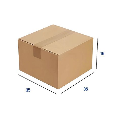 Caixa de Papelão N23 - 35 x 35 x 16 | NZB Embalagens - Embalagens para  e-commerce, envelopes e fitas | NZB Embalagens