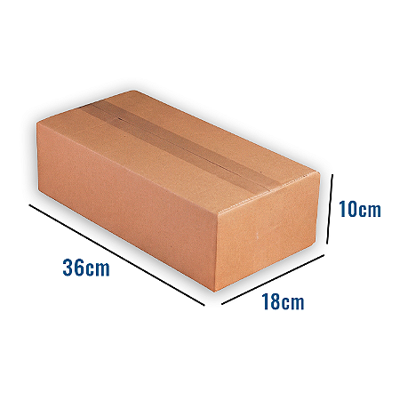 Caixa de Papelão N24 - 36 x 18 x 10
