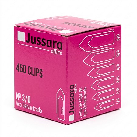 Clips Galvanizado 3/0 - Linha Leve - Caixa 450 Unidades