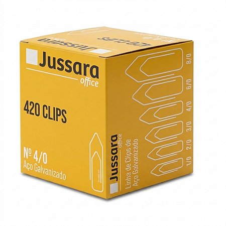 Clips Galvanizado 4/0 - Linha Leve - Caixa 420 Unidades