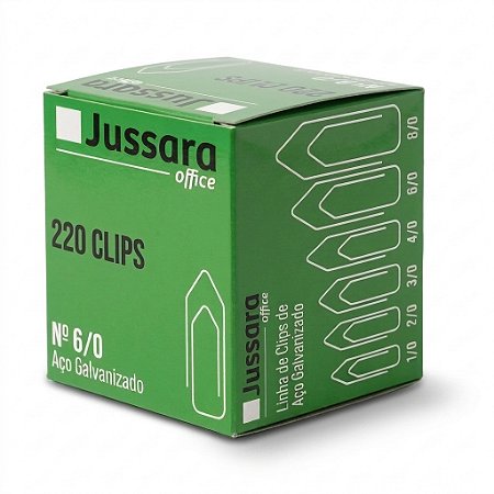 Clips Galvanizado 6/0 - Linha Leve - Caixa 220 Unidades