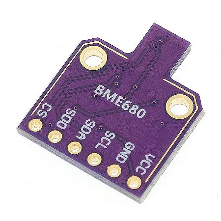 Módulo Sensor BME680 Temperatura, Umidade, Pressão e Gás VOC - CJMCU-680