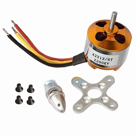 Motor Elétrico A2212 2200kv Brushless