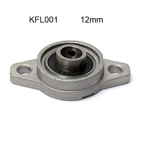 Mancal KFL001 Para Eixo 12mm Com Rolamento