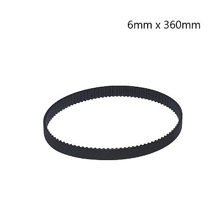 Correia Fechada Gt2 6mm Fibra de Vidro 360mm