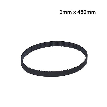 Correia Fechada Gt2 6mm Fibra de Vidro 480mm