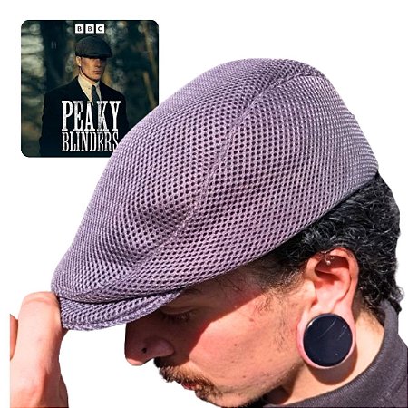 Boina Cinza Estilo Peaky Blinders Gatsby Inglesa Elegante