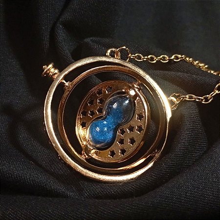 Colar Vira Tempo Hermione - Acessório Geek Harry Potter