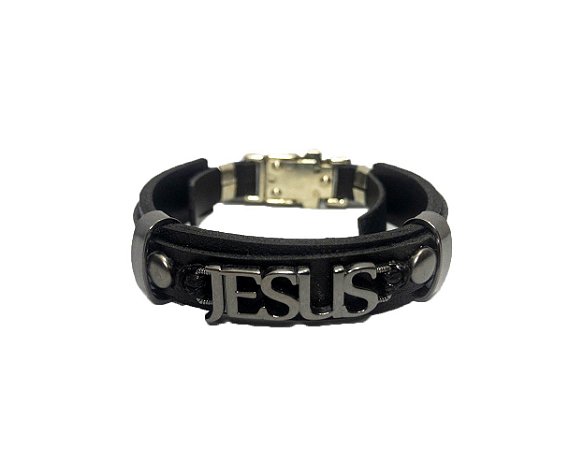 Pulseira Jesus Envernizada Social