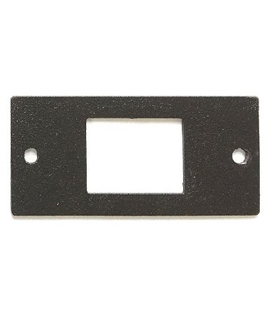 Espelho Metálico Para Encaixe De Keystone RJ11, RJ45, HDMI, USB