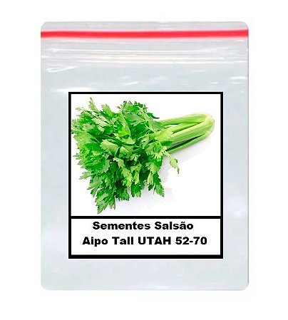 Sementes Salsão Aipo Tall UTAH 52-70 1.000 unidades