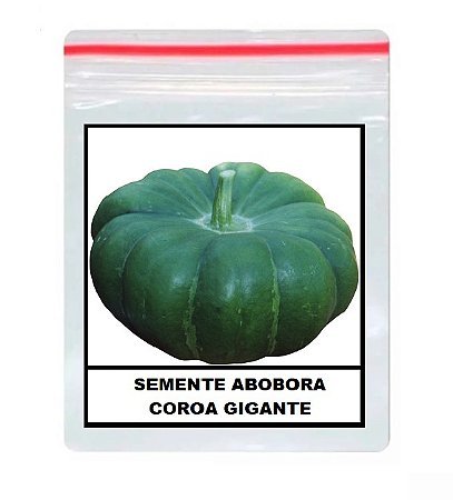 Sementes De Abóbora Moranga Coroa 100 unidades