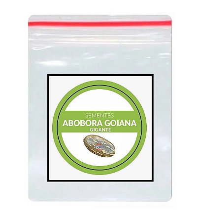 Sementes Abobora Goiana Gigante 100 unidades