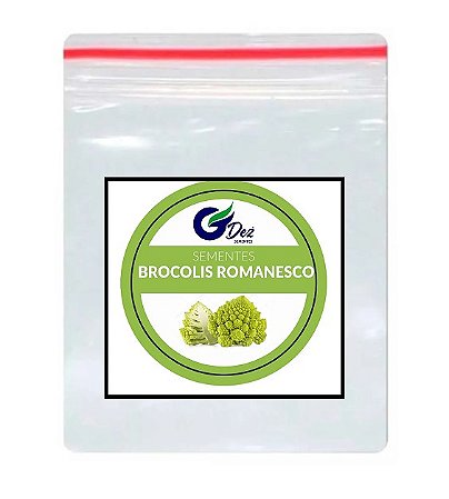 Sementes De Brocolis Romanesco 100 unidades