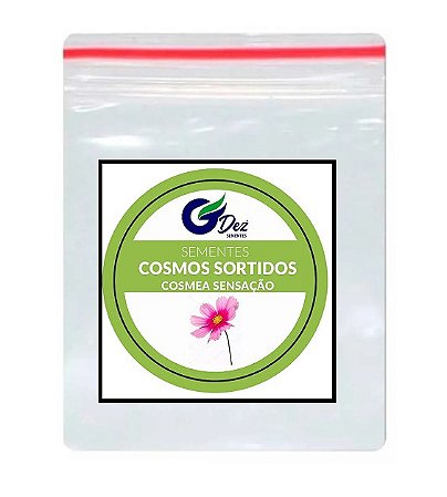 Sementes de Cosmea Sensação Sortida 100 unidades