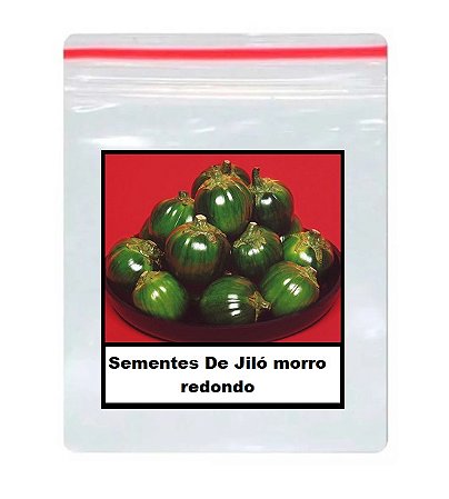 Sementes De Jiló morro redondo 100 unidades