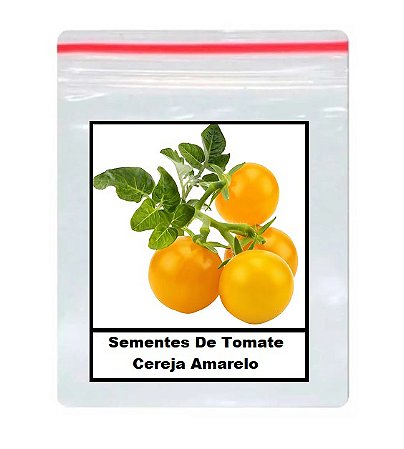 200 Sementes De Tomate Cereja Amarelo
