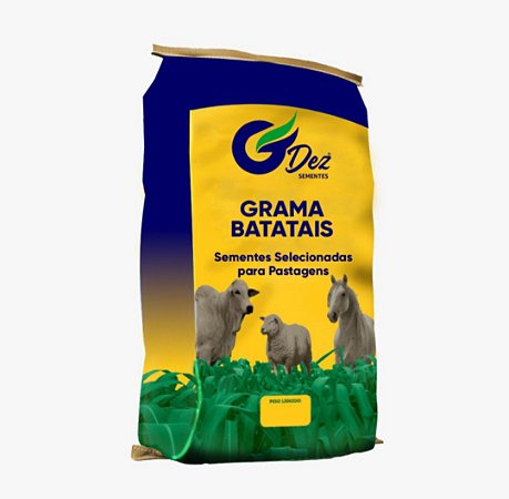 3 Kg De Sementes De Grama Batatais (rende 300 A 450 M2)