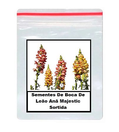 30 Sementes De Boca De Leão Anã Majestic Sortida