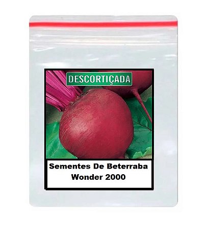 80 Sementes De Beterraba Wonder 2000