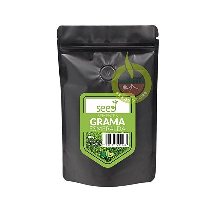Semente Grama Esmeralda 100G Para 100M²
