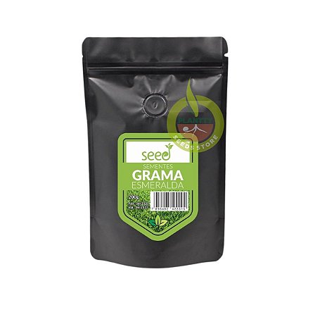 Semente Grama Esmeralda 200G Para 200M²