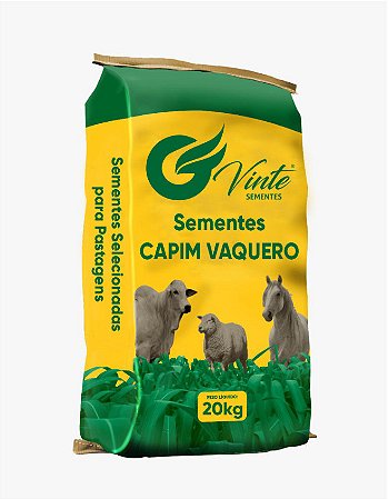 Sementes De Capim Vaquero - Pacote Com 20 Kg