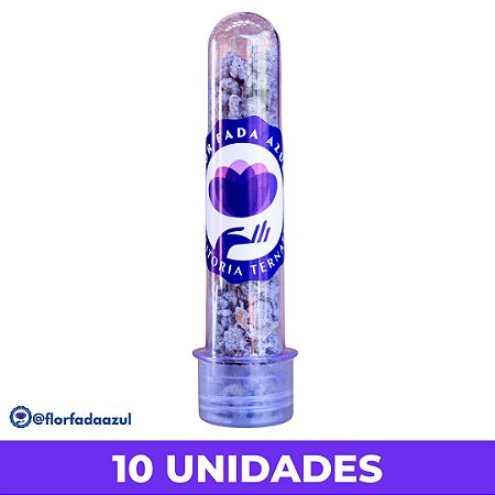 10 Unidades de 20g Cristais de Gengibre Fada Azul - Cristais da Fada