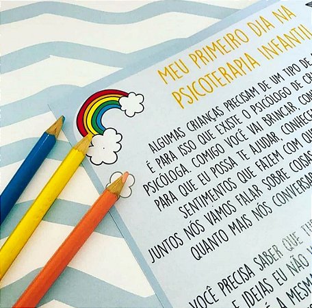 Primeiro dia na Psicoterapia infantil
