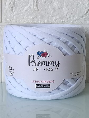 Fio de Malha para Bolsa BRANCO 30mm