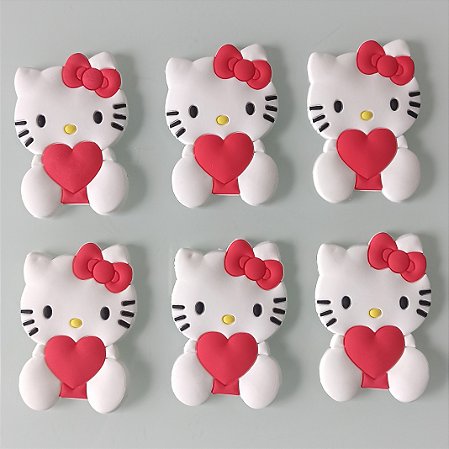 Aplique Emborrachado Hello Kitty (6 Peças)