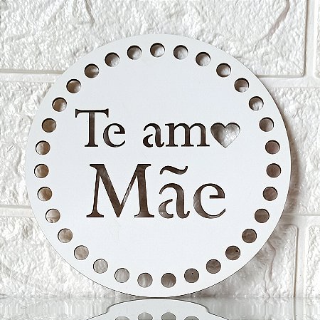 GUIRLANDA MDF - Te Amo Mãe (15cm)
