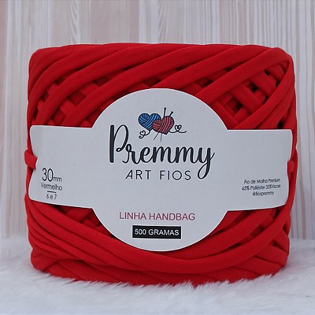Fio de Malha para Bolsa VERMELHO 30mm