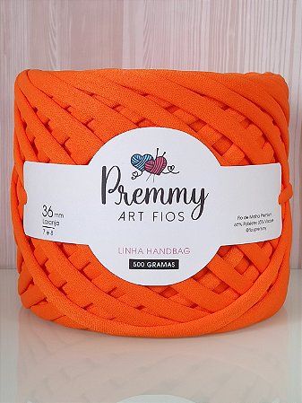 Fio de Malha para Crochê LARANJA 36mm