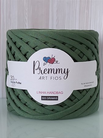 Fio de Malha para Bolsa VERDE FOLHA 30mm